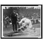 Library Images Historic Print (M) [Umpire ready to make the call as 