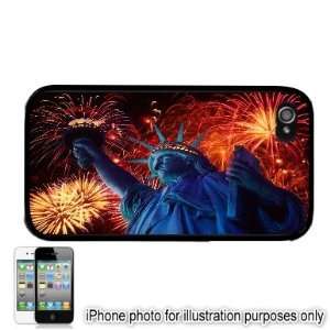 Statue of Liberty 4th of July Photo Apple iPhone 4 4S Case Cover Black 