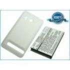 CameronSino 2200mAh Extended Battery with white cover Sprint EVO 4G 