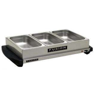 Fusion Commercial Triple Buffet Server & Warmer at 