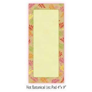   Hot Botanical Collection Magnetic Memo Pad (11689): Office Products