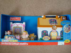 Fisher Price Little People On The Go Cottage Wedding  
