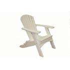   All Weather Poly Lumber Folding Adirondack Chair (Color Sandstone