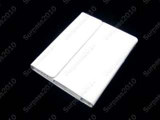 Bluetooth Keyboard Wireless Leather Case Cover for iPad 1 1st White 