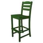   Earth Friendly Cafe Outdoor Patio Bar Dining Chairs   Forest Green