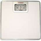 Trimmer Silver Frame Mechanical Bathroom Scale with Square Display