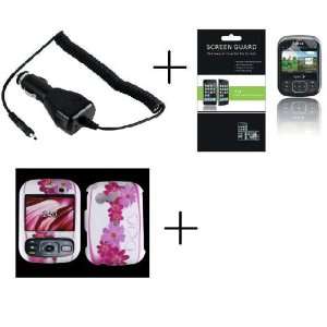 LG Remarq LN240 Pink Flower Premium Designer Hard Protector Case 