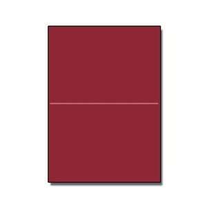  Basis Premium A 9 Foldover Cards Dark Red 8 1/2x11 100/pkg 