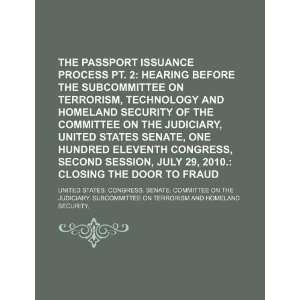   on Terrorism (9781234064464) United States. Congress. Senate. Books