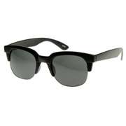   Inspired Square Half Frame Retro Wayfarer Style Sunglasses  