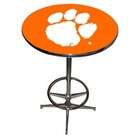 Sports Fan Products Clemson Tigers Chrome Game Room Table