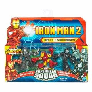 Iron Man 2 Super Hero Squad Mini Figure 3Pack HiTech Showdown Mark VI 