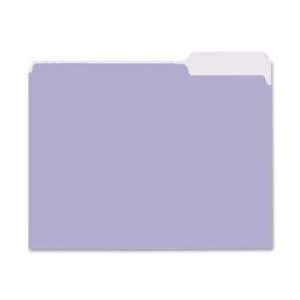  152 1/3LAV   Pendaflex Two Tone Color File Folder: Office 