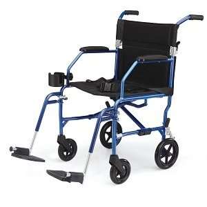    Medline Freedom Transport Chair BLUE: Health & Personal Care