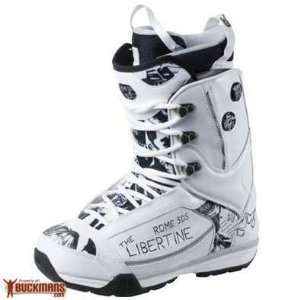  Mens White Rome Libertine Snowboard Boot in Various Sizes 