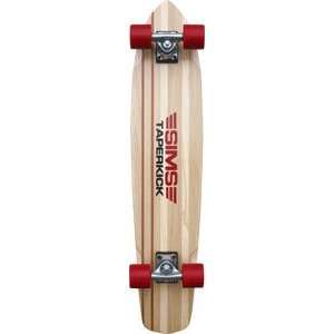  Sims Classic Taperkick Complete Skateboard   7.75x36 Nat 
