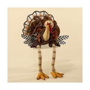   of 6 Time to Give Thanks Plush Turkey Table Pieces 14