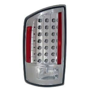  Dodge Ram 07 08 LED Taillights All Chrome   (Sold in Pairs 