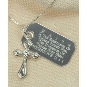  Faith Star Cross Necklace Jewelry