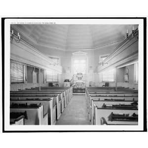  Interior,Old Swedes Gloria Dei Church,Philadelphia,Pa 