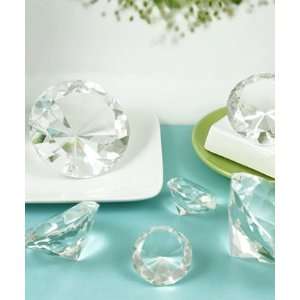 Diamond Shaped Crystal Paperweight   Large: Everything 
