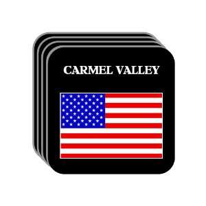  US Flag   Carmel Valley, California (CA) Set of 4 Mini 