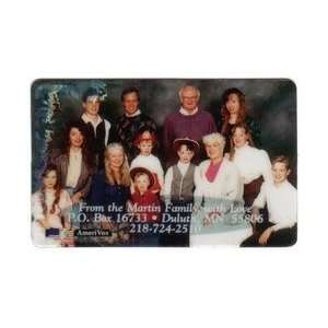  Collectible Phone Card From The Martin Family With Love 