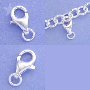 Sterling Silver .925 Lobster Clasp   Charm Attachment  