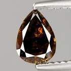 90cts Pear Reddish Cognac Natural Loose Diamond