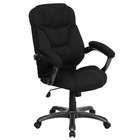   Microfiber Upholstered Contemporary Office Chair   Microfiber Gray