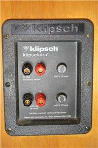   1988 Klipsch Klipschorn Horn Audiophile Speakers Loudspeakers Monitors