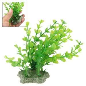   Aquarium Man made Dwarf Green Water Plants Ornament 4.7 Pet Supplies