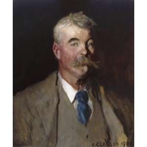   Sir George Clausen   24 x 30 inches   Portrait of Mark Fisher Home