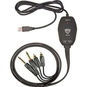  USB Interface Cables   Two 1/4 Phono In / 2 RCA Out 