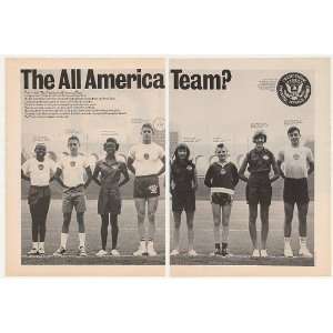   Physical Fitness All America Team 2 Page Print Ad