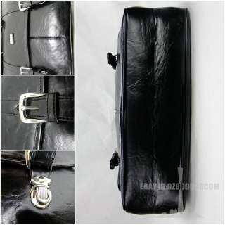 New Mens fashion leather shoulder bag messenger hand laptop big 