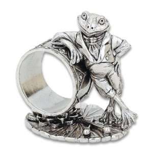  Reed & Barton Silverplate Figural Napkin Rings Frog 