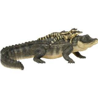  15.5 inch Rubber Alligator Reptile Replica Toys & Games