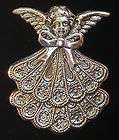 Mothers & Grandmothers Birthstone Angel Pin Brooch Silver Plate