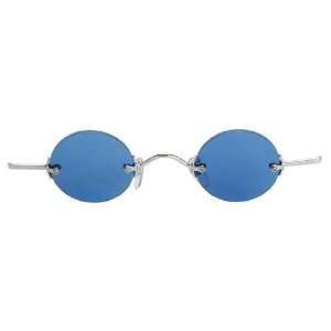  Steampunk Fu Man Chu Glasses with Blue Lenses Everything 