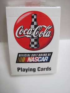 COCA COLA PLAYING CARDS   NASCAR  