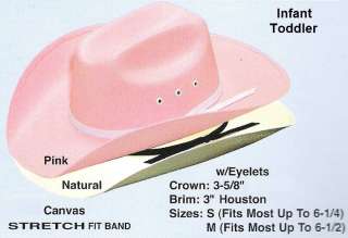 INFANT TODDLER Straw COWBOY COWGIRL HAT~COLORS~ Western  