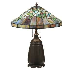  Meyda Tiffany Floral Table Lamp  98010: Home Improvement