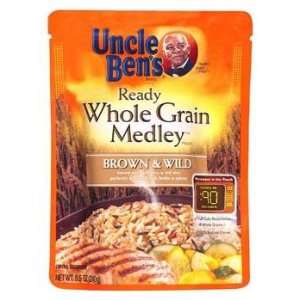 Uncle Bens Grain Medley Brown & Wild Ready Rice 8.5 oz:  