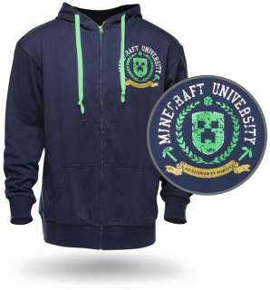 Minecraft University Hoodie   Officially Licenced   High Quality US 