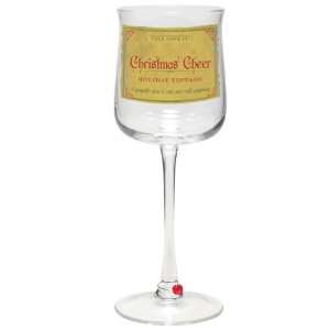 Christmas Cheer Wine Glass 