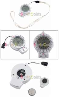 4in1 Digital Compass Clock Stopwatch Thermometer Camp  