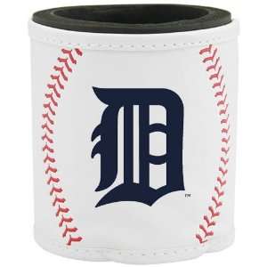 MLB Detroit Tigers White Baseball Can Coolie:  Sports 