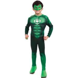  Green Lantern   Hal Jordan Muscle Child Costume / Green   Size Large