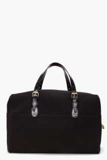 Alexander McQueen black weekender bag for men  SSENSE